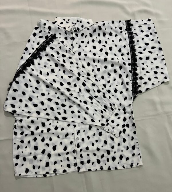 women cotton embroidered shirt